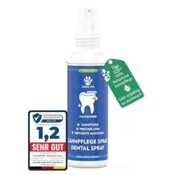 Produktbild: Golden Pets Testnote Sehr gut - Dentalspray für Hunde & Katzen 200 ml - Zahnpflege Dental Spray gegen Mundgeruch und zur Vorbeugung von Zahnstein- Zahnreinigung & Zahnsteinentfernung 100% natürlich