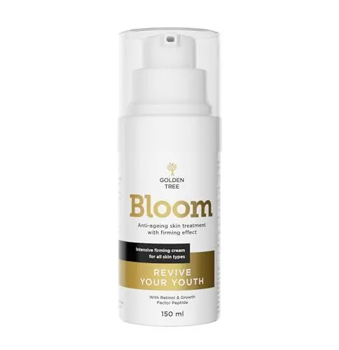 Produktbild: Golden Tree Bloom Feuchtigkeitscreme Anti-Aging-Creme – Anti-Falten-Körpercreme, die das Kollagen und Elastinlevel erhöht – verbessertes Hautvolumen, strafft, hydratisiert und verjüngt die Haut 150 ml