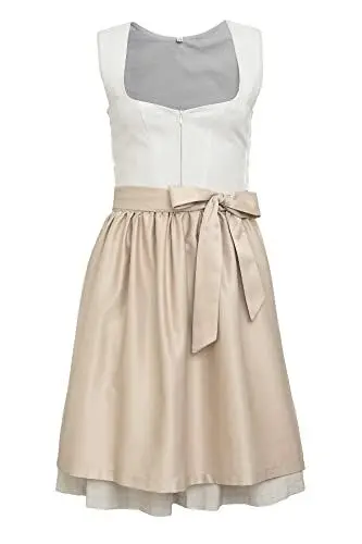 Produktbild: Goldenburg Dirndl Damen Midi mit Schürze 2tlg I Elastischen Zonen unter den Armen für Komfort und Passform I Deutsche Marke I Edle Frauen Trachten I Trachtenkleid Gr. 34-46 GB2301 (40)