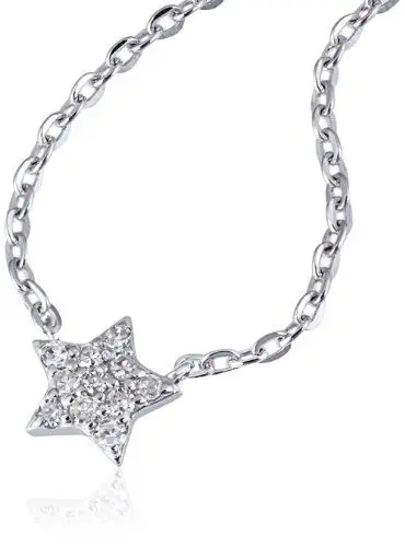 Produktbild: Goldmaid Damen-Coller 14 Karat (585) Weißgold Starshine 11 Diamanten SI/H 0,10 ct. Schmuck