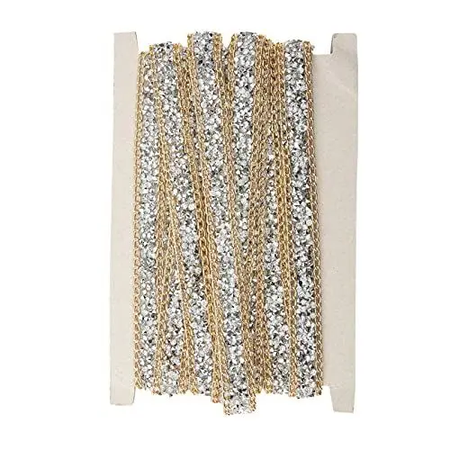Produktbild: GOLDRAND-SILBER-DIAMANT-WICKELBAND-DEKO FÜR MODEZUBEHÖR