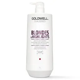 Produktbild: Goldwell Dualsenses Blondes & Highlights Anti Yellow Shampoo, 1er Pack (1 x 1 l), Unparfümiert