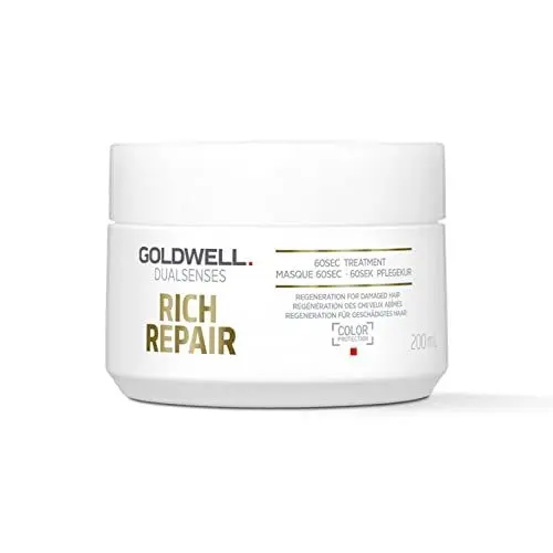 Produktbild: Goldwell Dualsenses Rich Repair 60Sek Pflegekur für trockenes und geschädigtes Haar, 200 ml