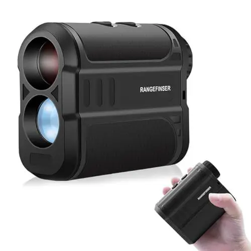 Produktbild: Golf-Entfernungsmesser, multifunktionaler Entfernungsmesser, Flaggenmast, Verriegelung, Vibration, 6-fache Vergrößerung, Linse, Abstandsmessung für Golf-Jagd (LM1500)