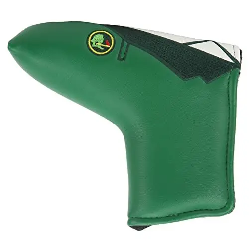 Produktbild: Golf-Putter-Schlägerhaube, wasserabweisendes Pu-Gewebe, Plüsch innen, magnetisches Design, ideal, Soenirs Grün