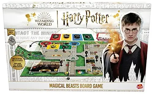 Produktbild: Goliath Harry Potter Magical Beasts Boardgame, Brettspiel ab 8 Jahren, Gesellschaftsspiele für 2 bis 4 Spieler
