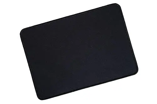Produktbild: GOMIN Mauspad 280x200mm – Gaming Mousepad mit Anti-Rutsch Gummiboden, Ultra Gleitfähig, Wasserdicht, ohne störendes Logo, Vernähte Kanten – Langlebiges Computer Mouse Pad für PC, Laptop, Büro, Schwarz