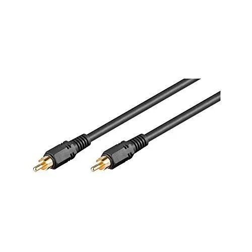 Produktbild: Goobay 50435 Koaxial Digital Audio Verbindungskabel, Cinch S/PDIF, Zweifach Geschirmt