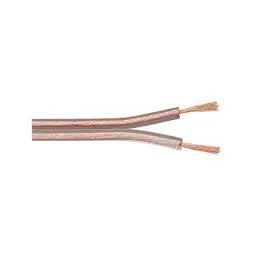 Produktbild: Goobay 67721 Lautsprecherkabel 2x1,5 mm² CCA Litze / Boxenkabel Audio Kabel Meterware / Speaker Cable Litzenkabel Audiokabel Subwoofer / Transparent / 25 Meter