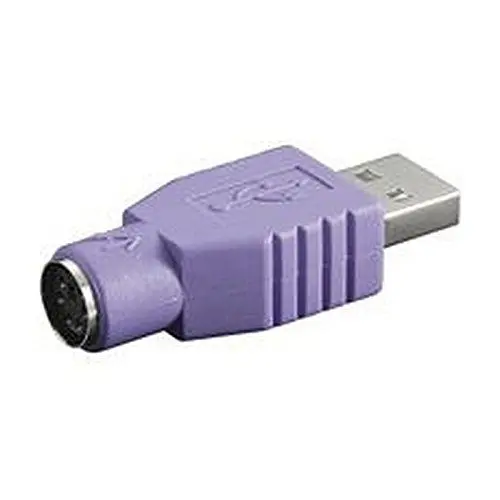 Produktbild: Wentronic USB/Ps2 Adapter USB Ps2 Grau, violett Adapter Cable – Adapter für Kabel (USB, PS2, Grau, violett)