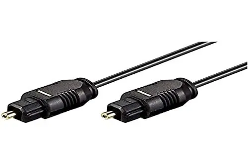 Produktbild: goobay 51217 Toslink-Kabel (Digitaler optischer Stecker für Audio-Daten, 1,5m) schwarz