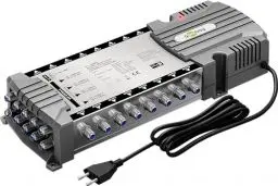 Produktbild: goobay 64884 Sat-Multischalter/Kompakt-Multischalter / 9 Eingänge / 16 Ausgänge / 4K, 8K UHD/DAB+ / für 16 Teilnehmer
