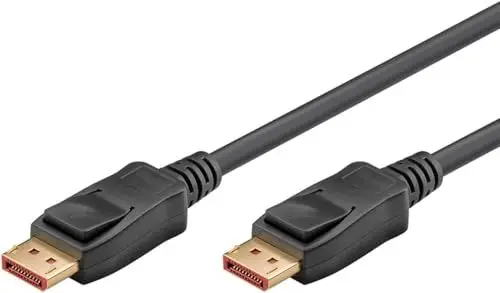 Produktbild: goobay DisplayPort Kabel 2.1 / zertifiziert, 80Gbit/s, Kupfer Ultrahohe 8K-Auflösung, 1m, DP Kabel für Gaming & Home Entertainment, UHBR10, 74759