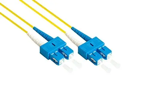 Produktbild: Good Connections OS2 LWL Kabel - Duplex - Stecker SC an SC - Singlemode 9/125 - austauschbare Polarität - Lichtwellen-Leiter, Glasfaser-Kabel, Patchkabel - 2 m