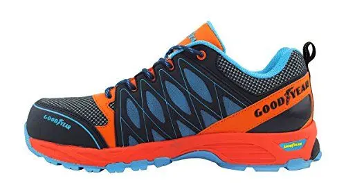 Produktbild: Goodyear Damen Metallfreie Arbeitssicherheit Trainer mit Non Metallic Stoffkappe S1P / SRA/HRO Sicherheitsschuhe, Mehrfarben, 39 EU