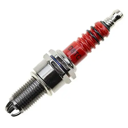Produktbild: GOOFIT D8TC 3-Elektroden-Zündkerze Ersatz für Motorräder CG 125cc 150cc 200cc ATV 150 Moped Go Kart Scooter Hochleistung