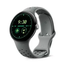 Produktbild: Google Pixel Watch 3 (45 mm) – Android smartwatch with Heart Rate Tracking, Advanced Running from Fitbit, Fitness Insights, 24-Hour Battery – Matte Hazel Aluminium Case – Hazel Band – Wi-Fi