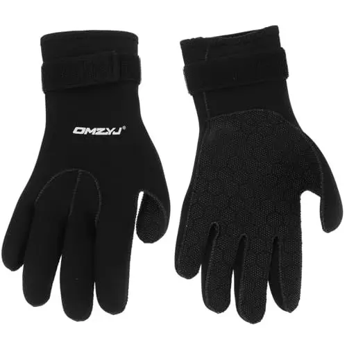 Produktbild: GOOHOCHY 1 Paar rutschfeste Tauchhandschuhe Für Schnorchel Und Tauchgebrauch Warm Kratzfest Schwarz Größe XL Ideal Für Unterwasserabenteuer Und Wassersportaktivitäten