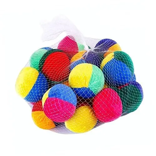 Produktbild: GOOHOCHY 20-teiliges Jonglierball-Set Aus Stoff Spielzeug Für Kinder Drinnen Und Draußen