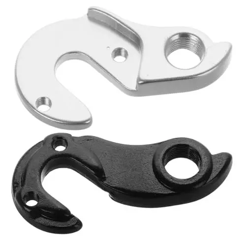 Produktbild: GOOHOCHY Rennrad Zubehör Schaltwerkaufhänger Heckhaken Fahrrad Verbindungsaufhänger Metall Adapter Schaltwerk Reparaturteil Rahmenhaken Verlängerungsteil