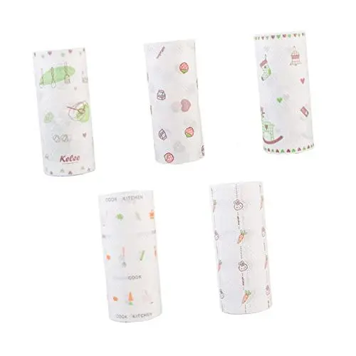 Produktbild: GOOHOCHY 2 Rollen Ölabsorbierendes Küchenpapier Superabsorbierend Recycelbar für Täglichen Gebrauch Küche zum Reinigen und Abdecken von Oberflächen