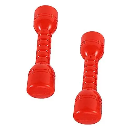 Produktbild: GOOHOCHY 2 Stück Kunststoffhanteln Für Kinder Ergonomische Trainingshanteln Mit Strukturiertem Griff Ganzkörperfitness Für Kleine Hände
