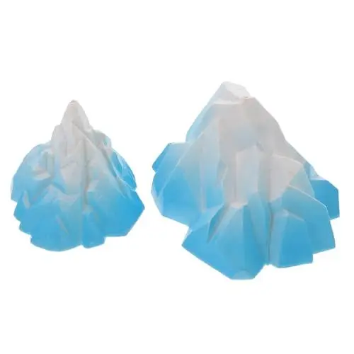 Produktbild: GOOHOCHY 2 Stücke PVC Miniatur Eisberg Aquarium Decor Lebensechte Fisch Tank Landschaft Liefert