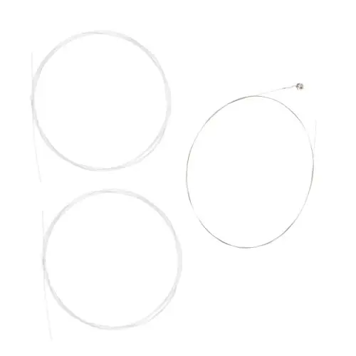 Produktbild: GOOHOCHY 3stücke Nylon-balalaika-saiten Balalaika-saitenteile Aus Hochwertigem Nylon Langlebig Und Verschleißfest Geeignet Als Instrumentenzubehör Für Musiker