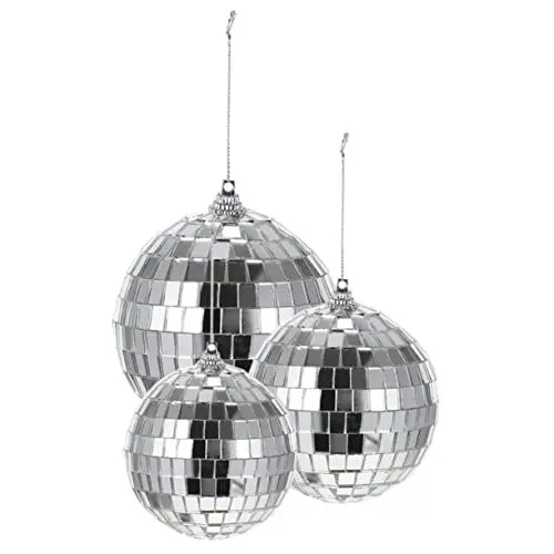 Produktbild: GOOHOCHY 6 Stücke Spiegel Disco Hängen Disco Party Hängende Dekoration Für Decke Fenster Tür