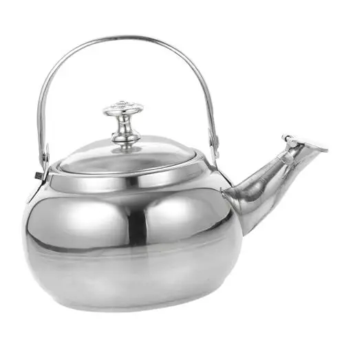 Produktbild: GOOHOCHY Edelstahl Teekessel Infuser Kleiner Wasserkocher Kochendem Für