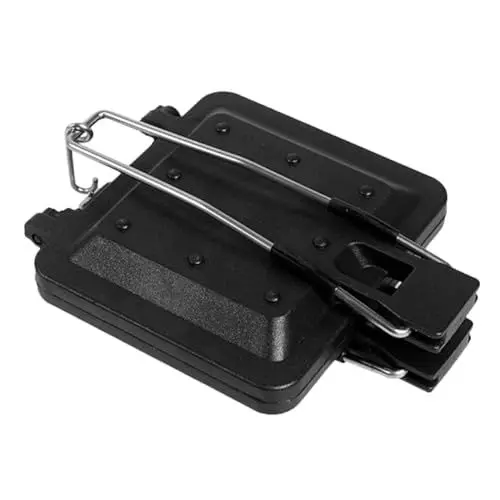 Produktbild: GOOHOCHY Sandwichpfanne backform opiekacz do kanapek egg pan Camping-Sandwich-Toaster Antihaft-Sandwichmaker tragbar Backgeschirr Maiskuchen Werkzeuge machen Sandwich-Maker Rostfreier Stahl