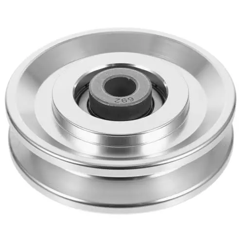 Produktbild: GOOHOCHY Aluminiumlegierung Riemenscheibe Fitnessgeräte Zubehör Krafttrainingsgeräte Teil Austauschbares Kabelzugsystem