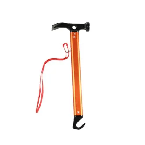 Produktbild: GOOHOCHY Camping Ausrüstung Zelthering Hammer Legierungshammer Metall Zelthammer Leicht Zu Tragen Nützliches Zubehör