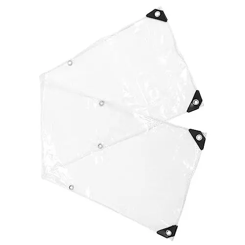 Produktbild: GOOHOCHY Zeltunterlage Aus Transparentem PVC Und Winddicht Für Camping Gewächshaus Und Outdoor-bereiche