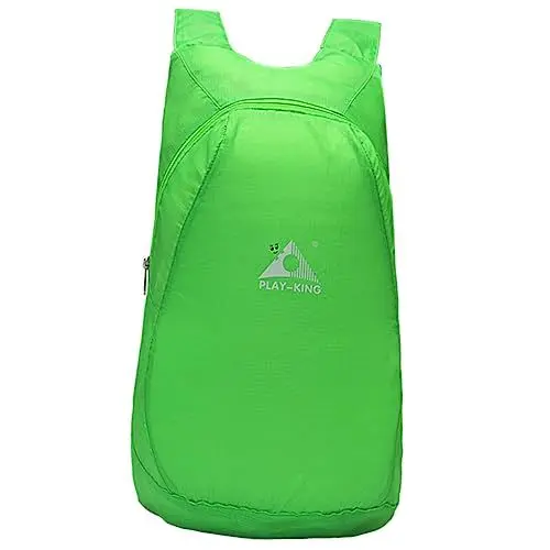 Produktbild: GOOHOCHY Faltbare leichte Reisetasche wasserdichter Wanderrucksack Tagesrucksack Bequeme Riemen und 20 l Stauraum