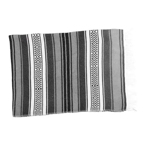 Produktbild: GOOHOCHY Gemischt Cape Yoga Matte Mexikanische Gewebte Decke Gemütliche Sofa Pad Weichen
