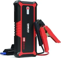 Produktbild: GOOLOO GP3000 Starthilfe Powerbank, 4-in-1 3000A Tragbares Starthilfe (bis zu 9,0L-Gas und 7,0L Diesel), 12V SuperSafe Lithium Batterie Booster Auto Starthilfe mit USB-Schnellladung