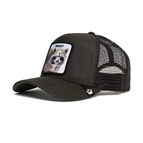 Produktbild: Goorin Bros. Herren The Farm Mesh Cap für Damen Baseballkappe, Trucker-Bandit, Schwarz, 27769, Einheitsgröße