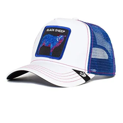 Produktbild: Goorin Bros. The Farm Acid Trip Collection Unisex verstellbare Trucker-Kappe, Weiß (Schafreise), Einheitsgröße