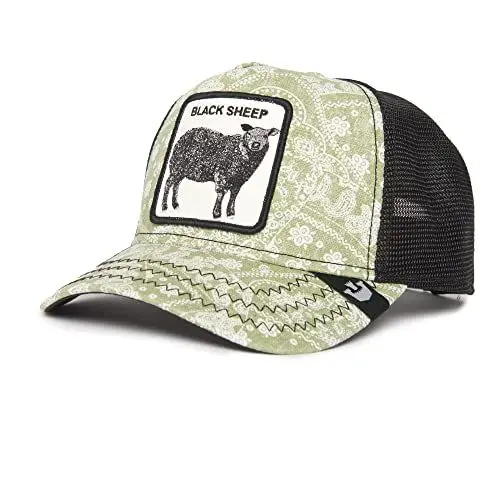 Produktbild: Goorin Bros. The Farm Unisex Original Adjustable Snapback Trucker Hat, Olive Paisley (Parade), Einheitsgröße