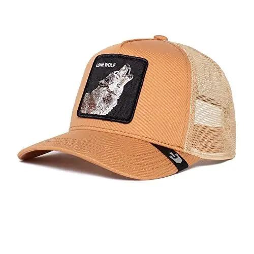Produktbild: Goorin Bros. Unisex-Erwachsene The Farm Adjustable Mesh Trucker Hat for Men and Women Baseballkappe, Mauve (Lone Wolf Truckin), Einheitsgröße