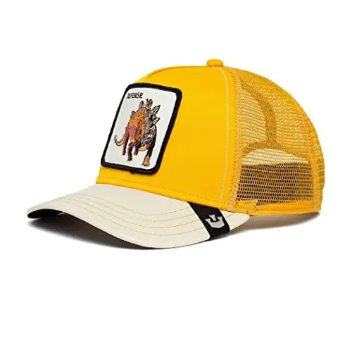 Produktbild: Goorin Bros. Unisex-Erwachsene The Farm Dinosaur Capsule Adjustable Trucker Hat Baseballkappe, Gelb (Roofed Lizard), Einheitsgröße