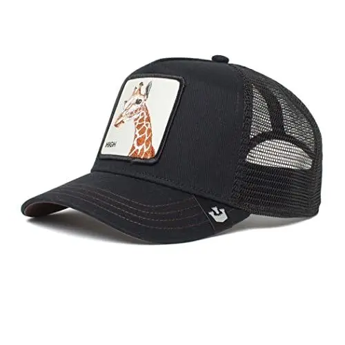 Produktbild: Goorin Bros. Unisex-Erwachsene The Farm Original Adjustable Snapback Trucker Hat Baseballkappe, Schwarz (die Giraffe), Einheitsgröße