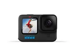 Produktbild: GoPro HERO10 Schwarze wasserdichte Actionkamera mit Front-LCD und Touch-Rückseite, 5,3K60 Ultra HD-Video, 23 MP Fotos, 1080p Live-Streaming, Webcam, Stabilisierung