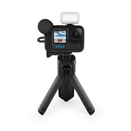Produktbild: GoPro HERO11 Black Creator Edition – Enthält HERO11 Black, Volta (Akkugriff, Stativ, Fernbedienung), Media Mod, Light Mod, Enduro-Akku und Tragetasche, 4K
