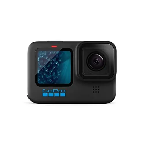 Produktbild: GoPro HERO11 Black – wasserdichte Action-Kamera mit 5,3K60 Ultra HD-Video, 27 MP Fotos, 1/1,9-Zoll-Bildsensor, Live-Streaming, Webcam, Stabilisierung