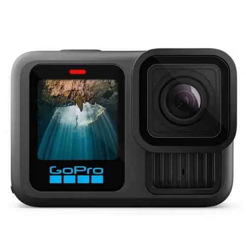Produktbild: GoPro HERO13 Black – wasserdichte Actionkamera mit 5,3K60-Video, 27MP-Foto + Kompatibilität mit Objektiven der HB-Serie