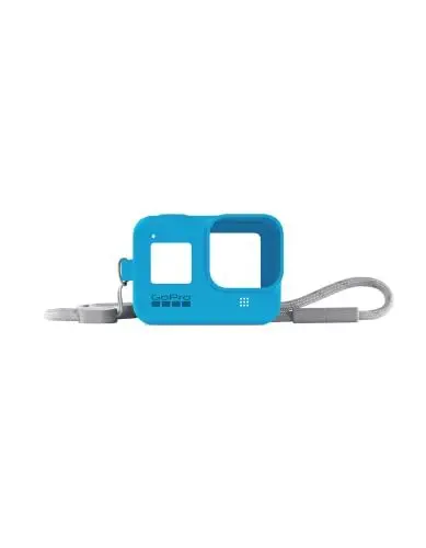 Produktbild: GoPro Hülle + Trageband für HERO8 Black - Bluebird (Offizielles Zubehör) Blau