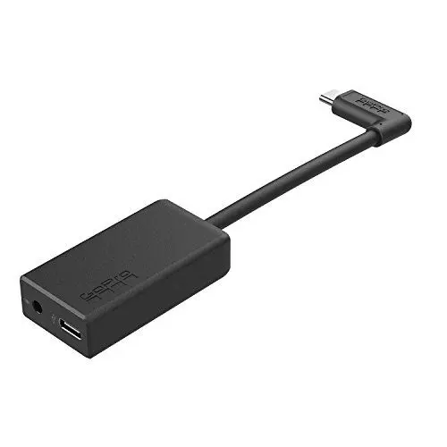 Produktbild: GoPro Pro 3,5-mm-Mikrofonadapter für HERO7 Black, HERO6 Black, HERO5 Black, HERO5 Session (Offizielles GoPro-Zubehör), Medium
