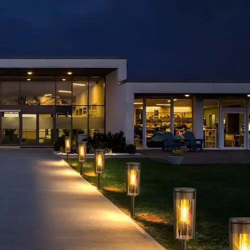 Produktbild: GOQELK Solarlampen für außen-6 Stück solarlampen für außen Garten mit Warmweiß Wolfram Licht, IP65 Gartenleuchten Solar，Gartenbeleuchtung Solar außen，Gartenleuchten für Gartendeko Rasen Gehweg Balkon